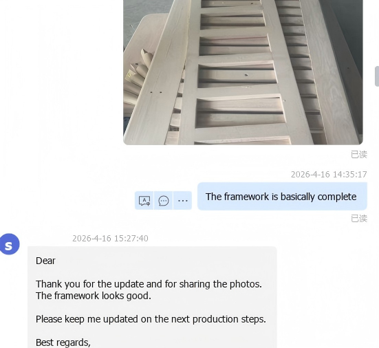 Customer satisfaction rating — solid wood furniture